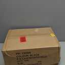 Golf Cart Cover Enclosure 4&6 Passenger, Golf Cart Cover for Yamaha Club Car EZGO, Waterproof 600D Oxford Rain Cover, Transparent Tail Light Panel, Foldable Door,4-Sided Clear Windows (Black)