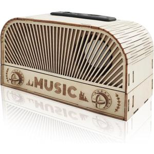 STEM Kits for Kids Age 12-14, Wooden DIY Bluetooth Speaker Kit Build Your Own with Dual Speakers, Science Gift for Teen Boys Girls Birthday Christmas