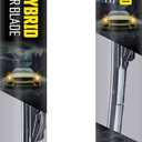 Pennzoil 872 Hybrid Heavy Duty Wiper Blades, 26 Inch & 16 Inch Windshield Wipers (Pack of 2), Automotive Replaceable Wiper Blades Reinforced with a Double Spring Frame for the Toughest Weather