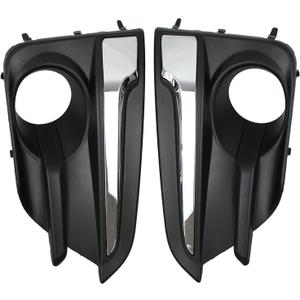 2Pcs Front Driver and Passenger Side Fog Light Bezel Cover for Subaru Impreza 2017-2019 2.0L