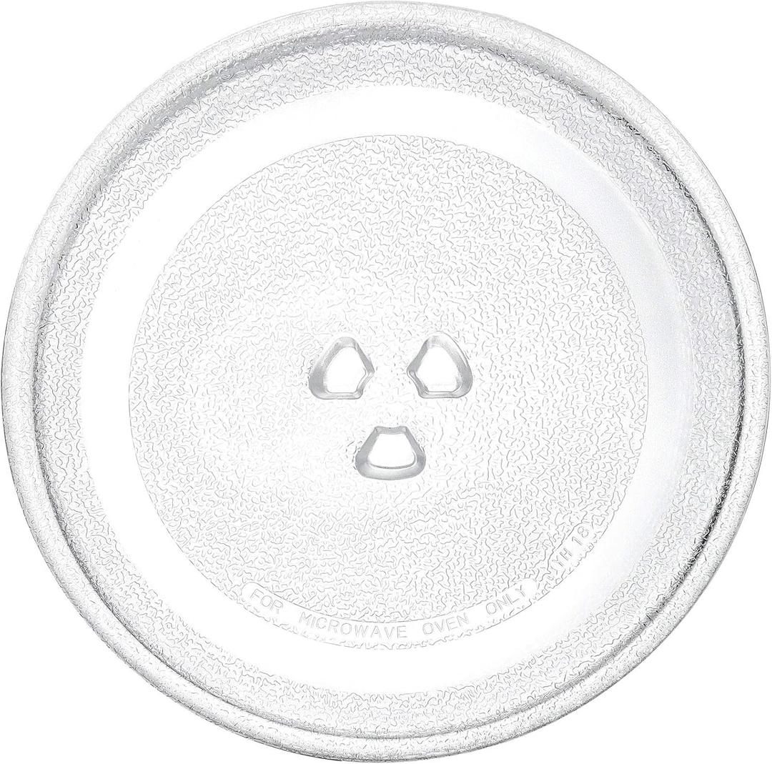 Small 9.6'' / 24.5cm Microwave Glass Plate Replacement, Small Microwave Glass Turntable Plate for Small Microwaves - BY AMI PARTS (9.6IN)