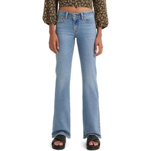 Levi's Women's Superlow Boot Jeans (27 Regular, Medium Indigo Destructed)