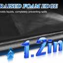 Non-Slip Garage Floor Mat(7'X9'), Upgraded PVC Containment Mat with a Rubber Wiper and Stay Put Corners - Heavy Duty Waterproof Protection from Snow, Rain and Mud for Cars, SUV, Trucks