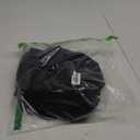 Karlywindow Men's Medieval Pirate Shirts Lace Up Stand Collar Wide Cuff Halloween Costume Shirt Tops (X-Large, Black)