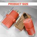 EVPEIWE NEMA L14-30P to 14-50R RV Generator Adapter, 30 Amp to 50 Amp Twist Lock Male Plug to 4 Prolong 50A RV Female, Adapter for RV Trailer Camper Level 2 EV Charging