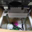 VEVOR Fish Tank Aquarium, 2 Gallon LED Square Ultra-Clear Glass Tank Temperature Monitoring Adjustable 7 Color Lighting, Self Cleaning System Fishbowl for Freshwater & Saltwater Fish Home,Office,Pet