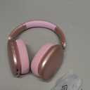 Wentronic Y01 Wireless Noise Canceling Headphones Bluetooth 5.3 Over Ear Headphones with Microphone, Hi-Res Audio, 48H Playtime, Foldable Comfortable Earpads,Compatible with iOS,Android,PC, Pink