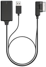 Bluetooth 5.0 Adapter Audio Receiver Compatible with Audi A3 A4 A5 A6 A7 S3 S4 Q3 Q5 Q7 Volkswagen VW 2G 3G 3G+ AMI MMI Port Cable Music Play Connector Works with Apple iPhone iPod Android Smartphone