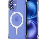 MOFT Invisible Case for iPhone 16 Plus Case, Clear MagSafe Phone Case, Dual Cutouts Frame Design with Bare-Device Feel, Anti-Yellowing Ultra-Thin Strong Magnetic Protective Phone Cover, Clear