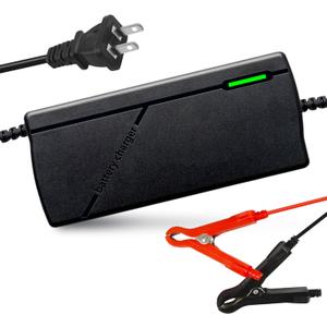 14.6V 10A LifePO4 Battery Charger, Smart Charger and Maintainer for 12V LiFePO4 Lithium-Iron Deep Cycle Rechargeable Automotive Batteries, Trickle Charger for Lithium Iron Phosphate Battery