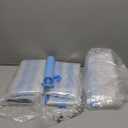 12 Pack Vacuum Moving Bags (1 Max plus/1 Max/1 Jumbo/3 Large/3 Medium/3 Small), Sturdy and Durable, Clothes Storage Bags,College Supplies Packing Bag, Hand Pump Included (Transparency)