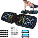 Push Up Board Fitness, Portable Dismountable 17 in 1 Push Up Bar at Home Gym, Multi-functional Pushup Stands Professional Strength Training Equipment For Man and Women