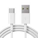 2 x Generic USB C Cable 3A Fast Charge, USB A to Type C Charger Cord Braided Compatible with Galaxy A10e A20 A50 A51 A71, S20 S10 S9 S8 Plus S10E, Note 20 10 9 8, Moto G7 G8 (6A - White 6 Feet)