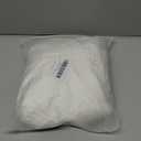 Adabana Seat Covers for Dining Room Chairs Set of 6, Removable Washable Chair Covers Seat Slipcover Protector, Beige