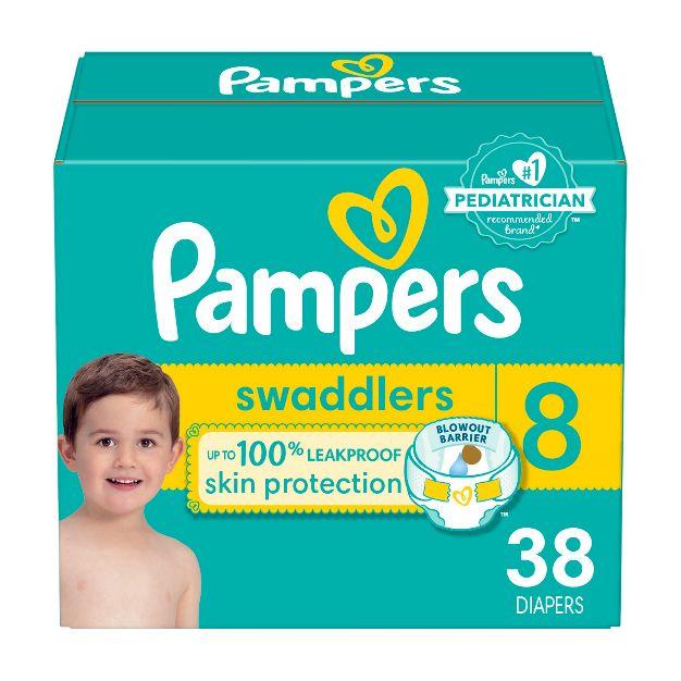 Pampers Swaddlers Soft Sensitive Skin Baby Diapers - (Select Size and Count)