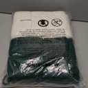 Kunyida Christmas Stockings, 20 Inch Ivory and Green Cable Knit Stockings Christmas Holiday Decoration, 6 Pack