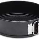 HIWARE 9 Inch Non-stick Cheesecake Pan Springform Pan with Removable Bottom/Leakproof - Black
