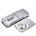 Kwikset Powerbolt2 Satin Nickel Single-Cylinder Deadbolt 1-Cylinder Smartkey Electronic Deadbolt Lighted Keypad