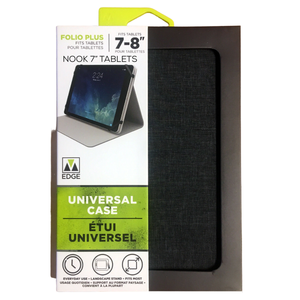 Grey Protector Folio Case Cover For Nook HD 7” and Nook Color