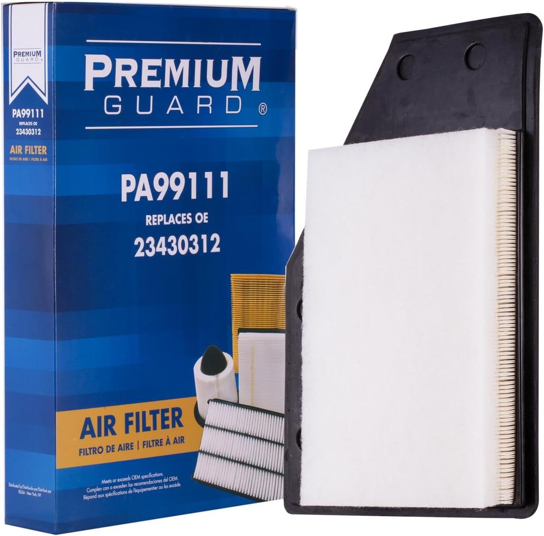 PG Engine Air Filter PA99111 | Fits 2016-2025 Chevrolet Malibu, 2018-2019 Buick LaCrosse