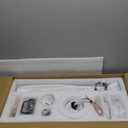 Madera Collection Smart 3-Blade 52in Ceiling Fan 2700K-6000K CCT Selectable LED Light Kit with Remote Control and White Hardware with White Wood Blades Works With iOS or Android App