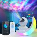 Astronaut Galaxy Projector - ASTRAEA Star Projector with Built-in Speaker, LED Night Light for Kids Bedroom with Timer and Remote, Home Room Dcor, Best Gifts for Children, Teens, Christmas, Birthday