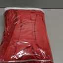 MIULEE Velvet Curtains 90 inches - Luxury Blackout Curtains for Bedroom Living Room Thermal Insulated Super Soft Window Drapes Rod Pocket & Back Tab Christmas Decor, Red, W52 x L90 inches, 2 Panels