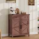 ChooChoo 30" W Coffee Bar Cabinet, Kitchen Storage Cabinet with Drawer, 1 Drawer + 2 Doors