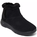 Skechers Women's On The Go Joy - Bundle Up Wide Width Winter Boots from Finish Line Black Size 6