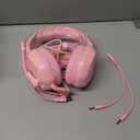 Gaming Headset with Microphone for Pc, Xbox One Series X/s, Ps4, Ps5, Switch, Stereo Wired Noise Cancelling Over-Ear Headphones with Mic, RGB, for Computer, Laptop, Mac, Nintendo, Gamer (Pink)