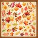 4 x 102 PCS Fall Window Clings Decor Autumn Thanksgiving Decorations Stickers, Regular
