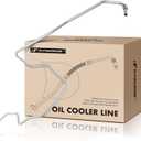 A-Premium Automatic Transmission Oil Cooler Line Hose Assembly Compatible with Dodge - 2005-2009 - Ram 2500, Ram 3500, 5.9L 6.7L, Diesel