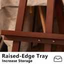 DJAR Art Easel for Painting, Tool-Less Installation Adjustable Wooden Painting Easel Stand for Adults, Artist, Beginners, Hold Canvas up to 39'', Walnut