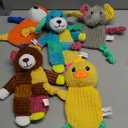 5Pcs Squeaky Dog Toys, Large Crinkle Dog Toys for Large Medium and Small Dogs, Puppy Toys to Keep Them Busy Great Value Dog Toy Bundle