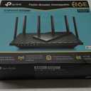 TP-Link AXE5400 Tri-Band WiFi 6E Router (Archer AXE75), 2025 PCMag Editors' Choice, Gigabit Internet for Gaming & Streaming, New 6GHz Band, 160MHz, OneMesh, Quad-Core CPU, VPN & WPA3 Security