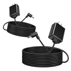 WZHENB 2 Pack Indoor/Outdoor DC Power Adapter Plug Charger for Ring Stick Up Cam Plug-in Camera & Ring Spotlight Cam, Pan Tilt Stick Up Camera Charging Cord Cable (13.2ft) Black WZHENB 2 Pack Indoor/Outdoor DC Power Adapter Plug Charger for Ring Stick Up Cam Plug-in Camera & Ring Spotlight Cam, Pan Tilt Stick Up Camera Charging Cord Cable (13.2ft) Black