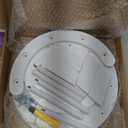 Photography Props Wooden Stool Set Photo Studio Accessories White Semi-Circular Stool Chair Toddler Photo Props Doll Chair Wood Stool Bench Children Photoshoots Child Photo Props Gift