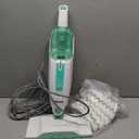 Shark Steam Mop with 2 Machine Washable Dirt Grip Pads, Removable Water Tank, Lightweight, Steam Cleaner for sealed Hard Floors, Marble, Stone, Hardwood, Tile, Laminate, White/Seafoam, S1000