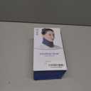 Velpeau Neck Brace for Neck Pain and Support - Soft Cervical Collar for Sleeping, Snoozing, Sleeping Upright, Anti-Snoring, Sleep Apnea for Women & Men (Blue, Enhanced Version, XL: 16.5-18.7"/4")