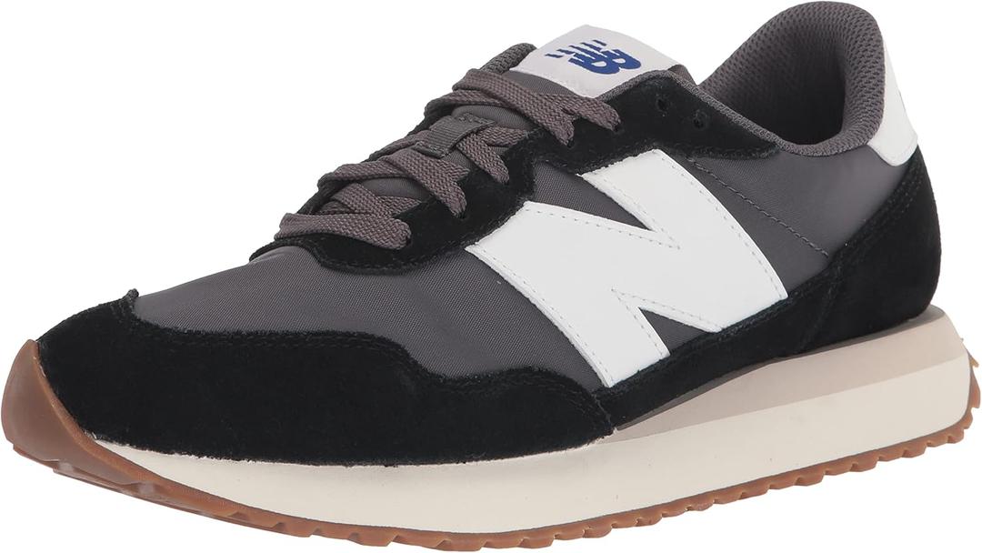 New Balance Men's 237 V1 Sneaker, Black/Magnet/Gum, 8.5
