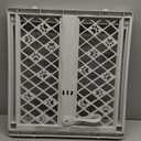 MYPET North States Paws Portable Pet Gate: 26-40" Wide. Pressure Mount. No Tools Needed. Made in USA. Dog Gate 23" Tall, Expandable, Durable Dog Gates for Doorways, Light Gray