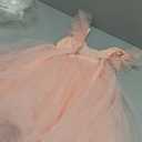 Tutu.kk Toddler Girls Vintage Party Dress Ruffled Sleeve A-Line Tulle Flower Girl Dresses for Wedding,Birthday (Pink, 3-4T)