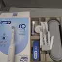 Oral-B iO Deep Clean Rechargeable Electric Toothbrush, White, iO Series 3 Limited, 2 Brush Heads, Travel Case, Pressure Sensor, 3 Cleaning Settings, 2-Minute Timer (1 Count (Pack of 1))