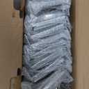 16 Inches Drawer Slides - 10 Pairs Soft Close Drawer Slides Heavy Duty Side Mount Ball Bearing Brushed Nickel Drawer Rails with Mounting Brackets, Silver