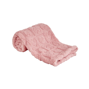 Bedsure Baby Blanket Heart Checkered Blanket, Ultra Soft Cozy Baby Blankets for Girls Boys, Fluffy Infant Toddler Newborn Receiving Blankets for Crib Stroller 27×35” ( Pink)
