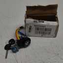 Ignition Lock Cylinder Switch with Left Driver Side Door Lock Cylinder Compatible with 2011-2015 Kia Optima 2013-2017 Kia Rio Replace# 81900-1WK00, 81970-2TA00