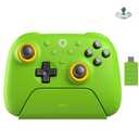 8BitDo Ultimate 2 Wireless Controller for Windows, Android,Steam Deck, TMR Joysticks, 1000Hz Polling Rate, Tactile/Hall Triggers, Motion Control, Programmable Back Paddle Buttons & L4/R4 Bumpers,Green