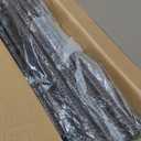 SUNNYPARK 2 Pack Tall Planters for Outdoor Plants Rattan Modern Tall Square Planter Box with Removable Liners Indoor Outdoor Porch Patio Flower Pot (12 x 12 x 24)