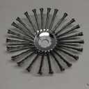 10 Inch Steel Wire Rotary Weed Brush Cutter Trimmer Head for Weed Cutter Eater