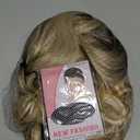 Long Blonde Wavy Wigs for Women 26 Inch Charming Ombre Curly Wigs with Black Root Natural Looking Synthetic Layered Wig for Daily Party Use